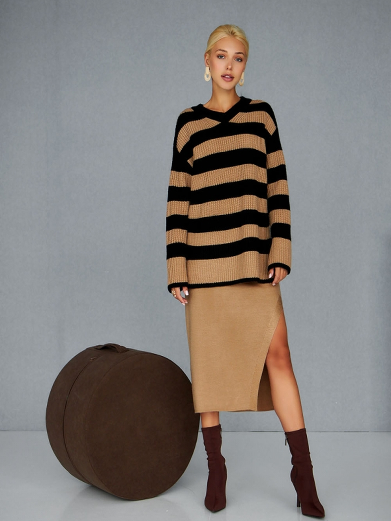 Джемпер TrikoBakh модель 2524-chornij-psok Фото