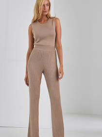 Брюки повседневные TrikoBakh модель 2490-kavovij Фото