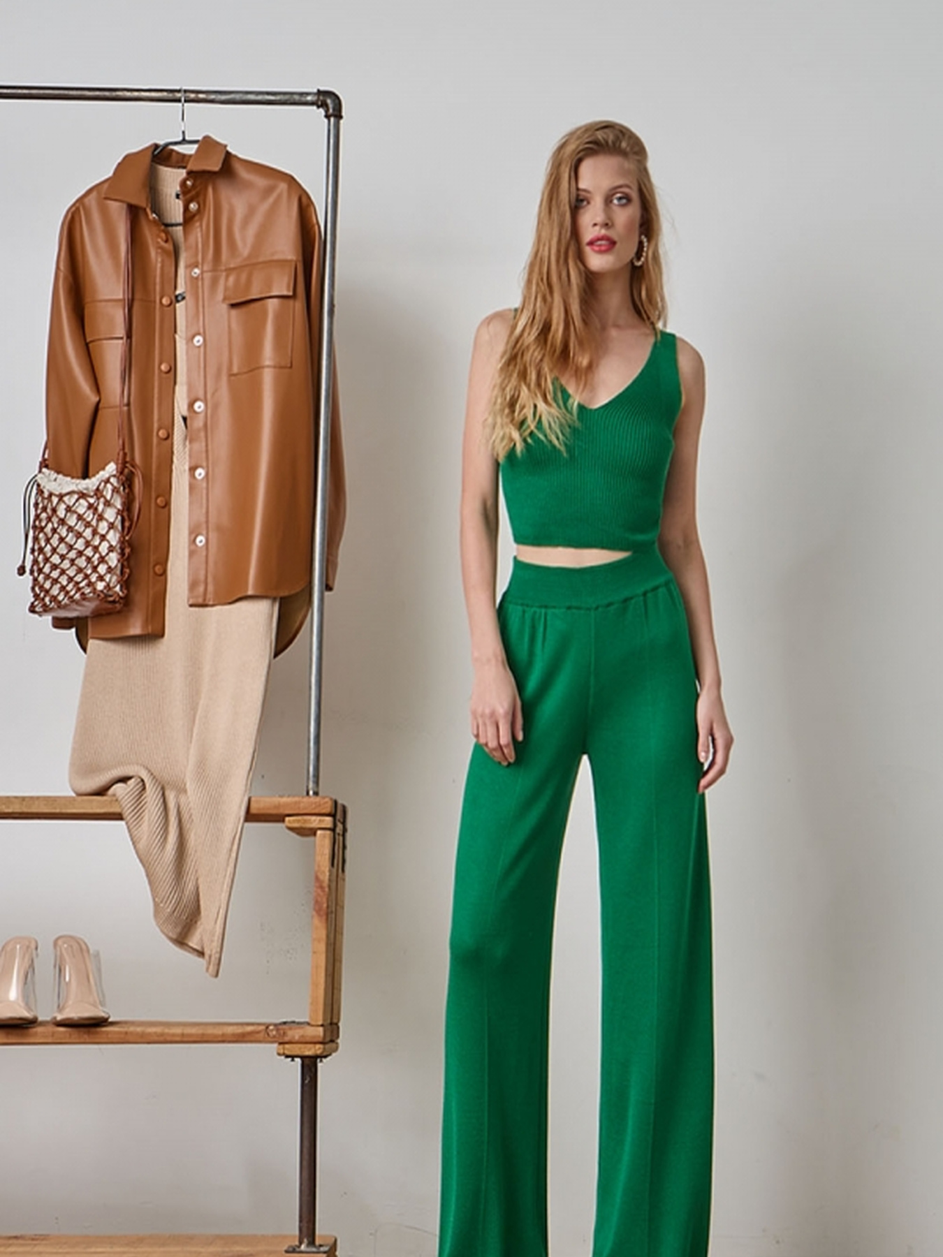 Топ TrikoBakh модель 1632-zelenij Фото