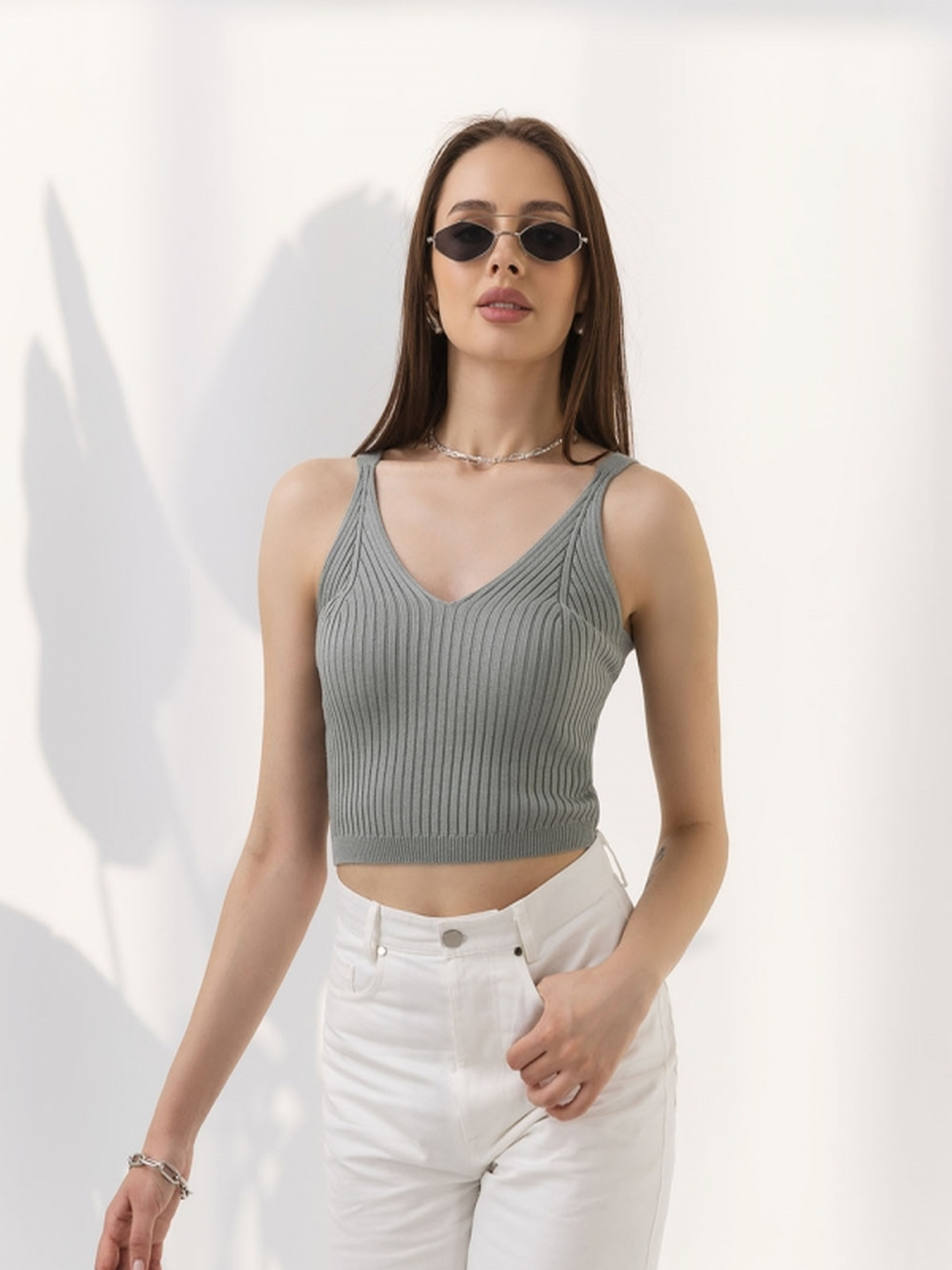 Топ TrikoBakh модель 2158-zelenij-ld Фото