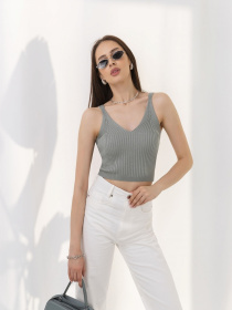 Топ TrikoBakh модель 2158-zelenij-ld Фото