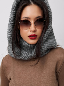 Хомут TrikoBakh модель 1584-temno-srij Фото