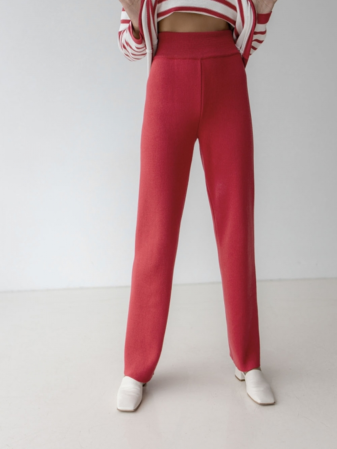 Брюки повседневные TrikoBakh модель 2082-chervonij Фото