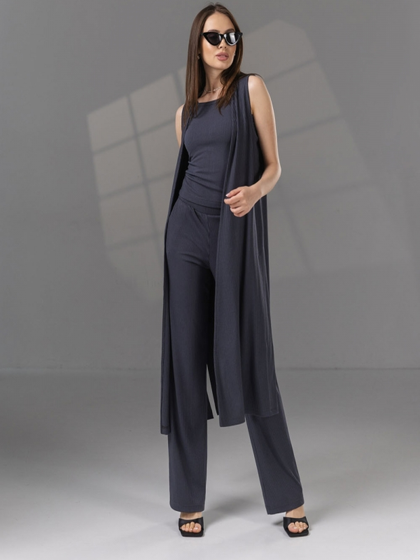 Топ TrikoBakh Комплект (топ+жилет) модель 1788-graft Фото