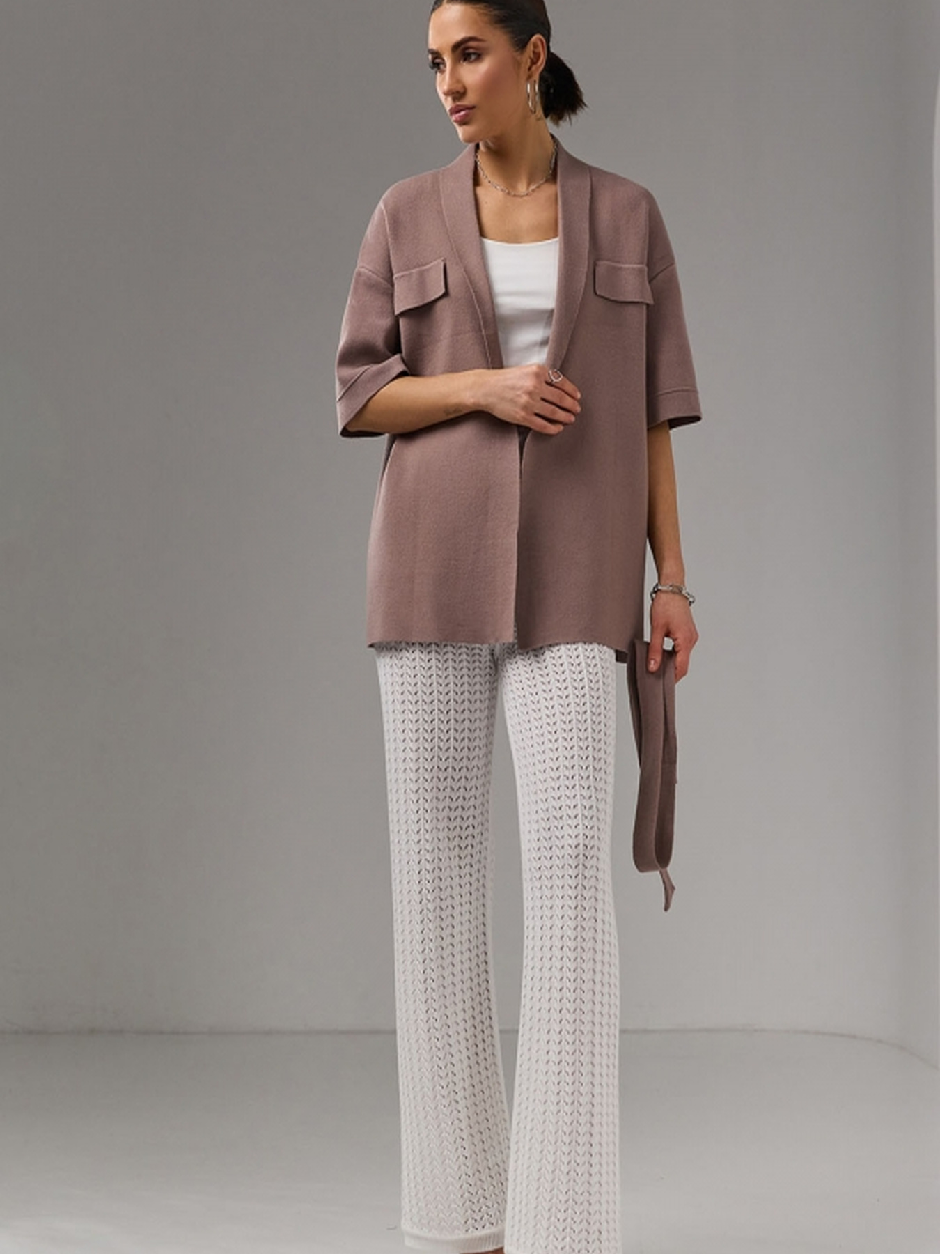 Штани повсякденні TrikoBakh модель 2462-blij Фото