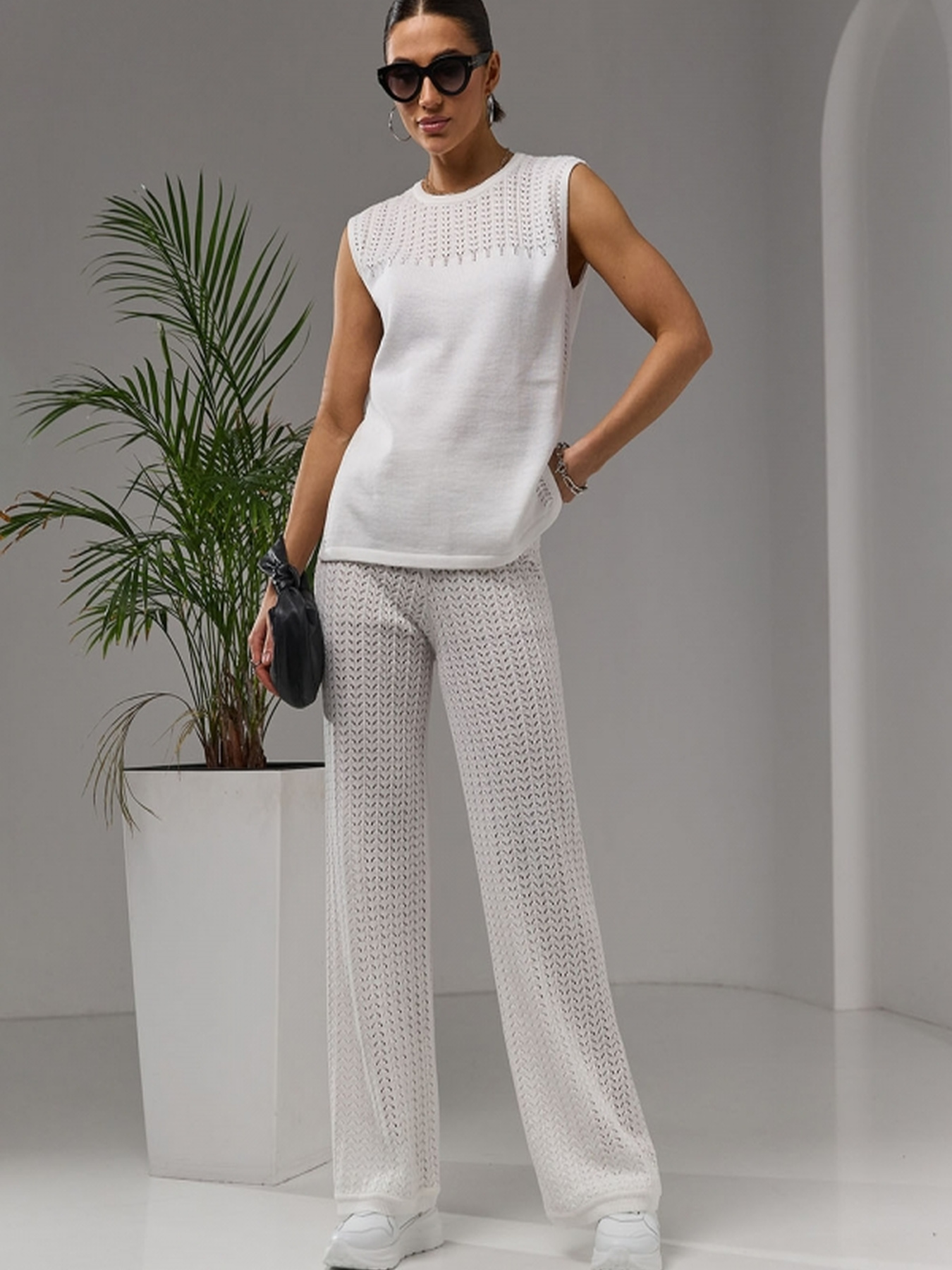 Повсякденні штани TrikoBakh модель 2462-blij Повсякденні штани TrikoBakh модель 2462-blij Фото