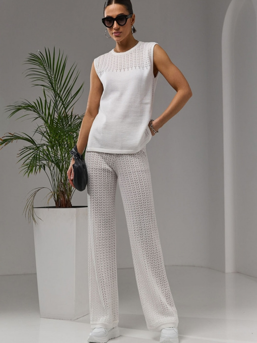 Повседневные штаны TrikoBakh модель 2462-blij Фото