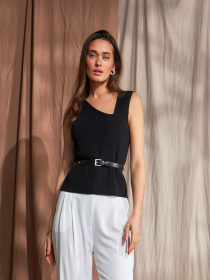 Майка TrikoBakh модель 2461-chornij Фото