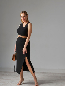 Майка TrikoBakh модель 2461-chornij Фото