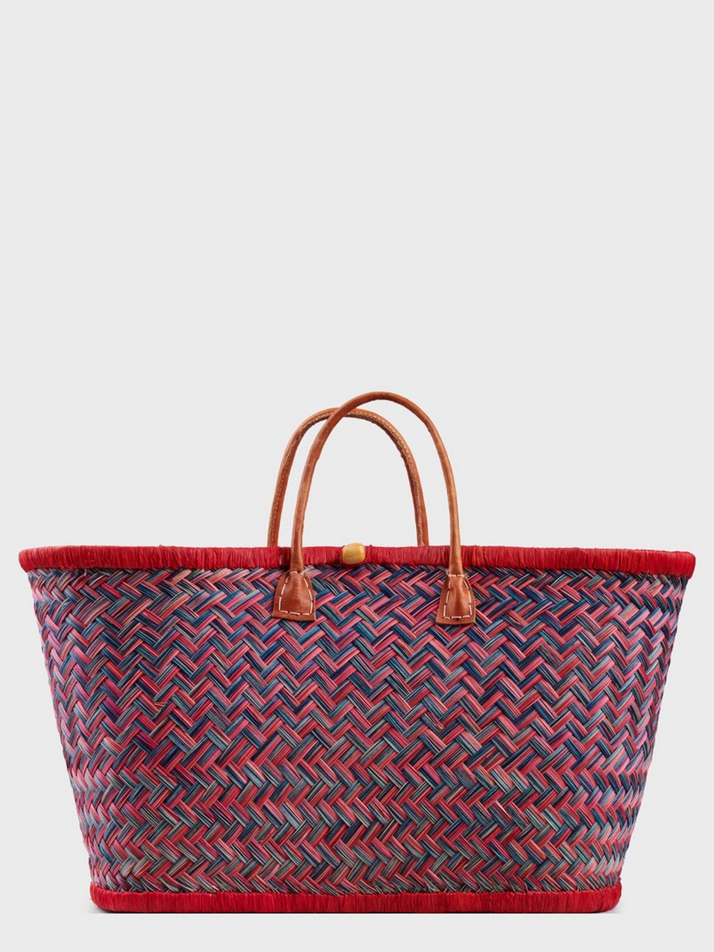 Le Comptoir de la plage Aravola Пляжна сумка (MM_Tutti_396) Жіноче, колір - Червоний, матеріал - Солома