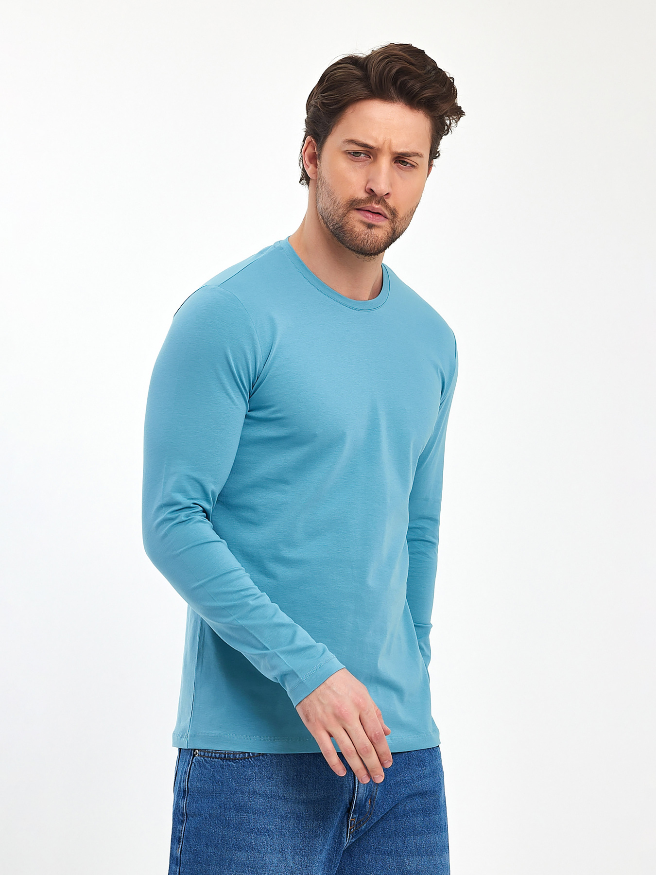 Лонгслив Trend Collection модель TC11158TurquoiseLNGSLV Фото