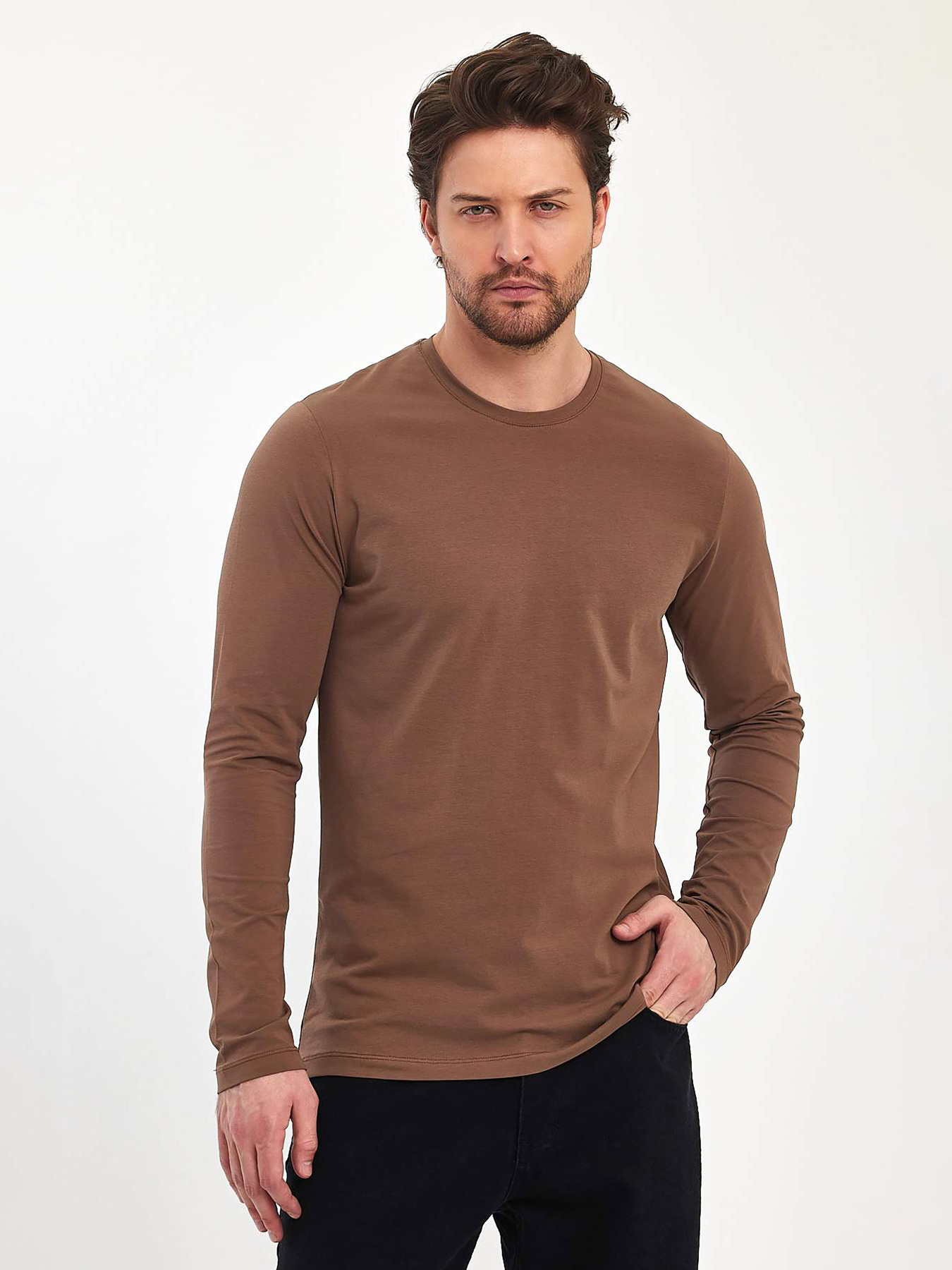 Лонгслив Trend Collection модель TC11154BrownLNGSLV Фото