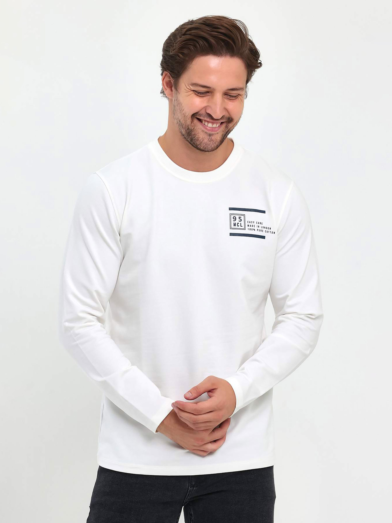 Лонгслив Trend Collection модель TC9445WhiteLNGSLV Фото