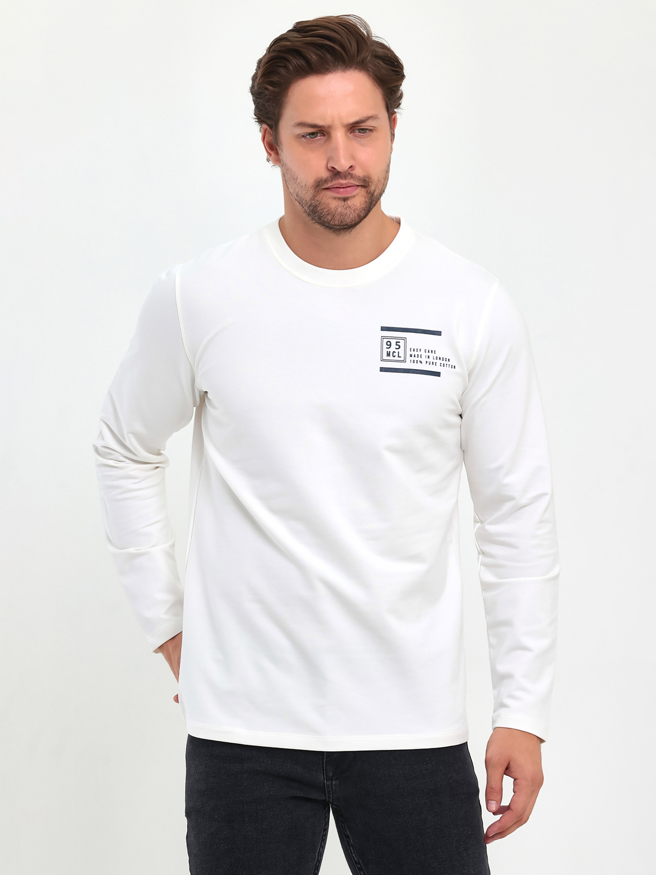 Лонгслив Trend Collection модель TC9445WhiteLNGSLV Фото