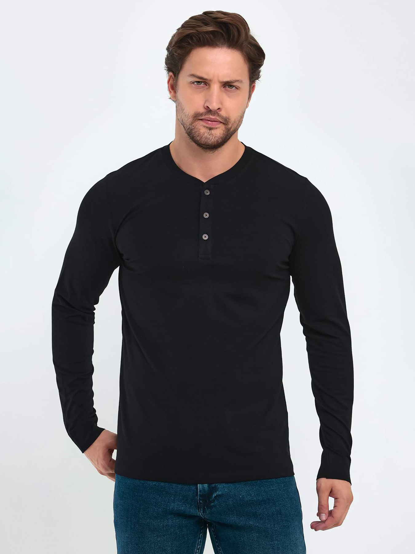 Лонгслив Trend Collection модель TC9423BlackLNGSLV Фото