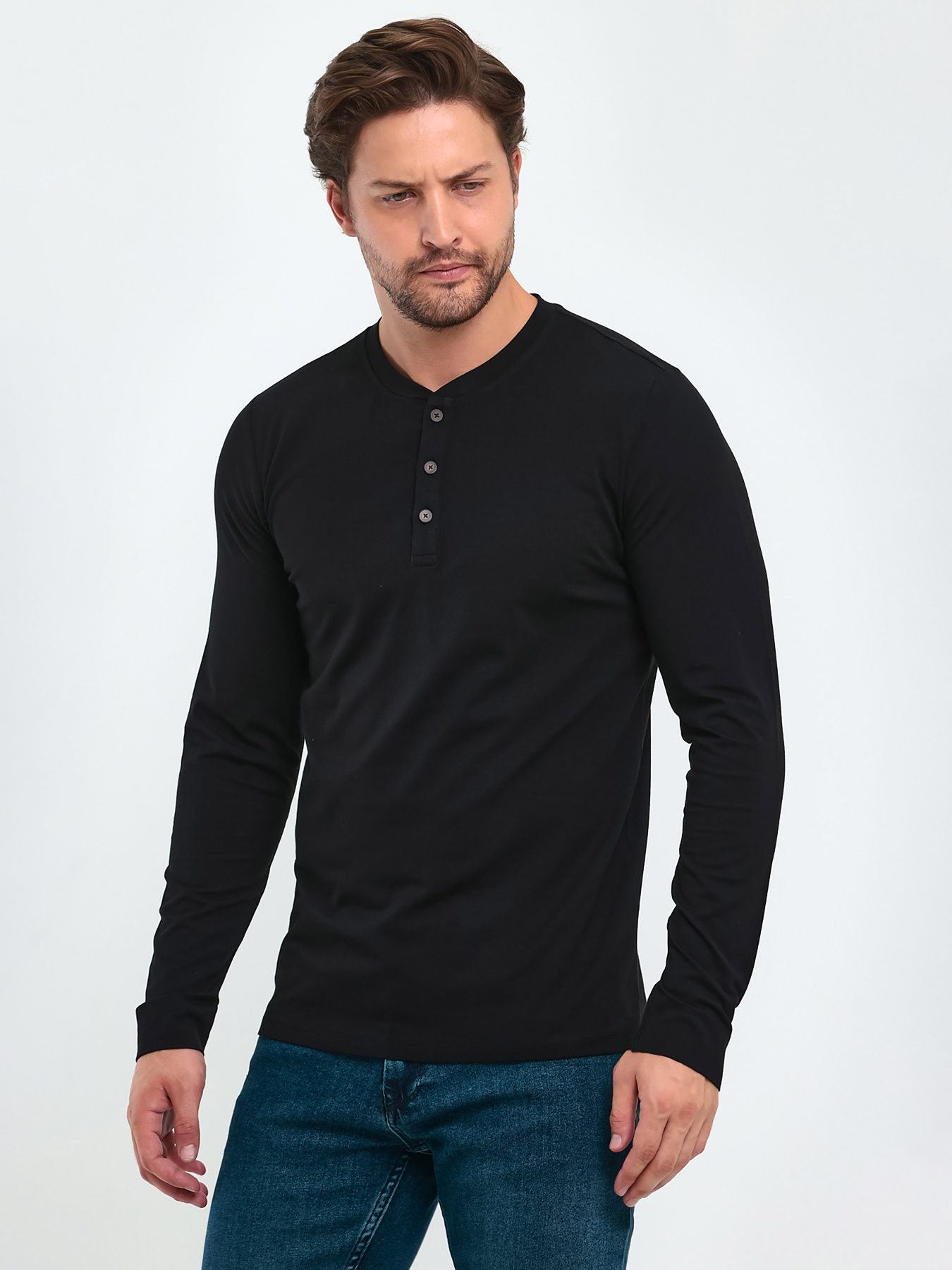 Лонгслів Trend Collection модель TC9423BlackLNGSLV Лонгслів Trend Collection модель TC9423BlackLNGSLV Фото