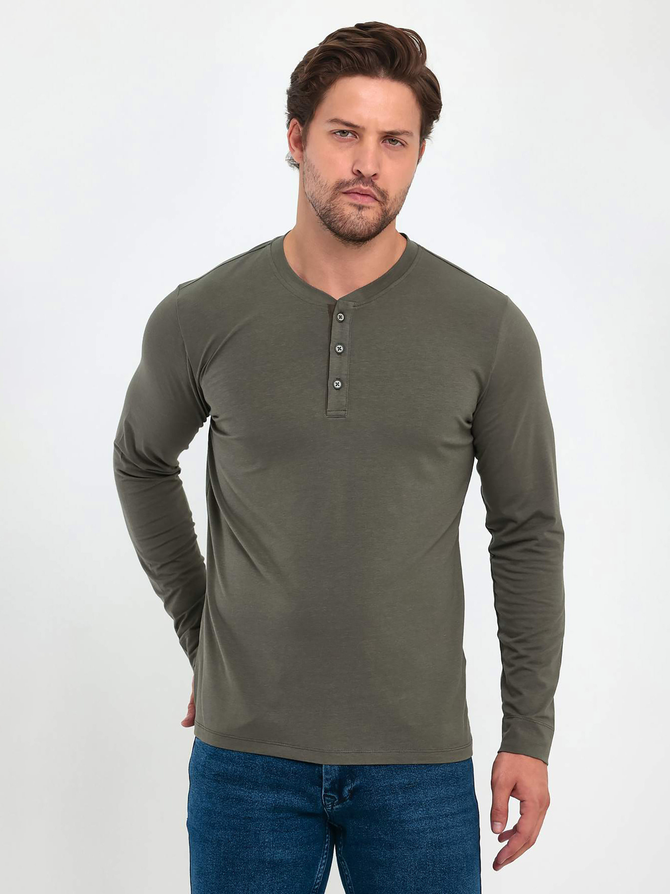 Лонгслив Trend Collection модель TC9422KhakiLNGSLV Фото