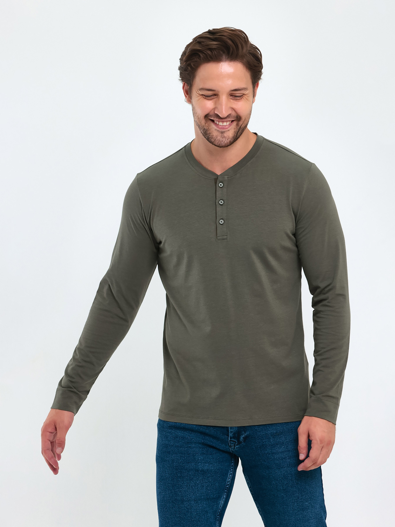 Лонгслив Trend Collection модель TC9422KhakiLNGSLV Фото