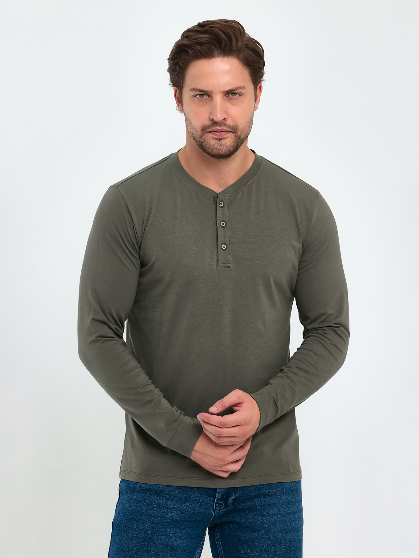 Лонгслив Trend Collection модель TC9422KhakiLNGSLV Фото