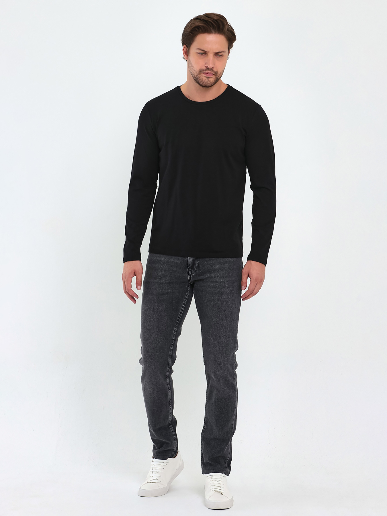 Лонгслив Trend Collection модель TC9414BlackLNGSLV Фото