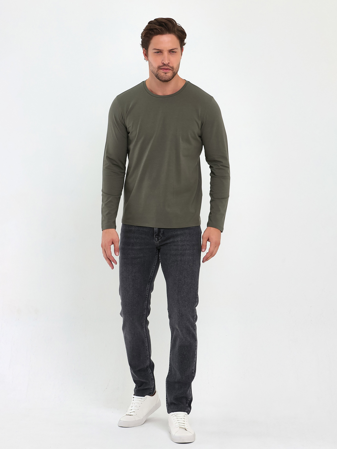 Лонгслив Trend Collection модель TC9413KhakiLNGSLV Фото