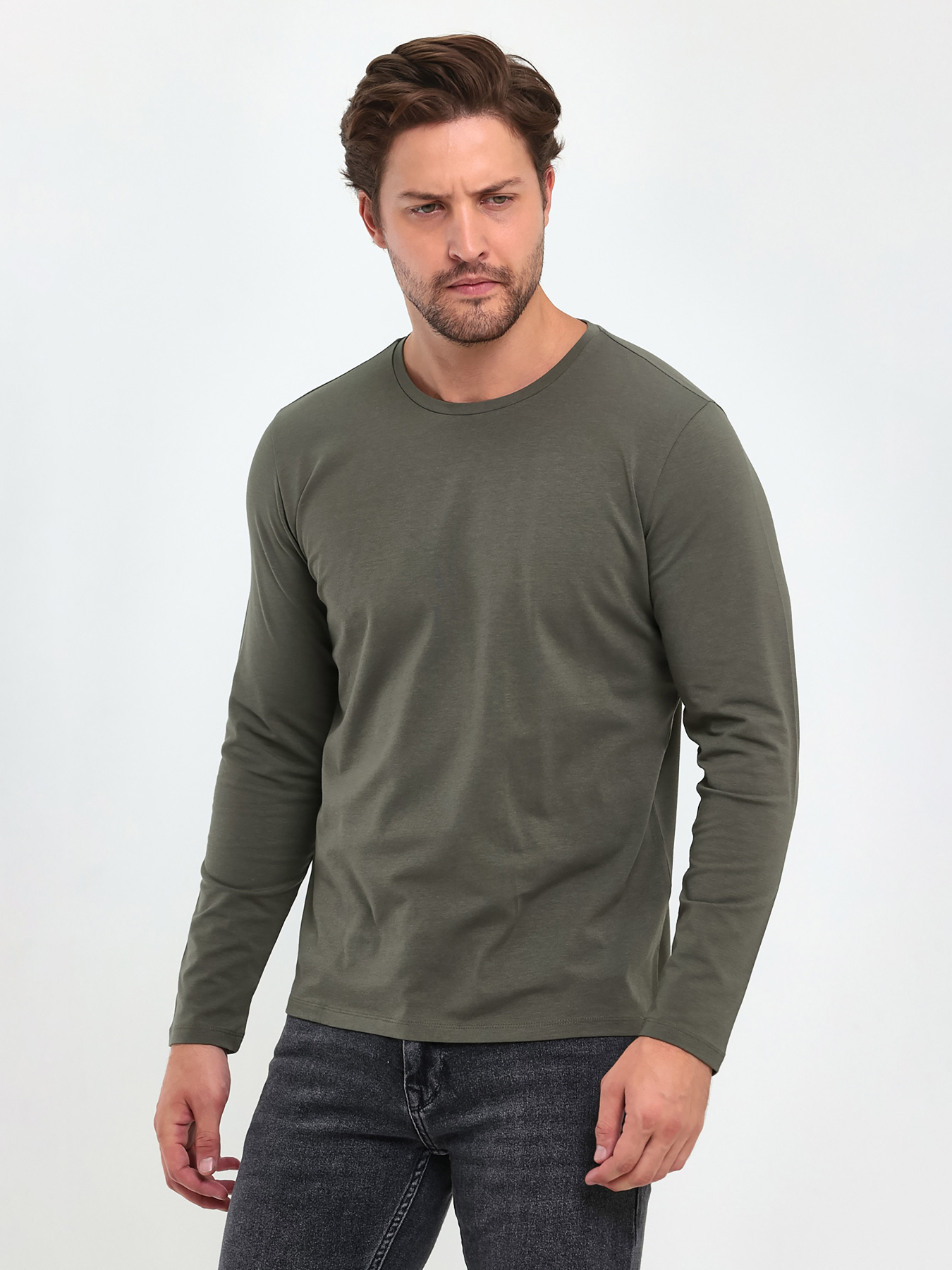 Лонгслив Trend Collection модель TC9413KhakiLNGSLV Фото