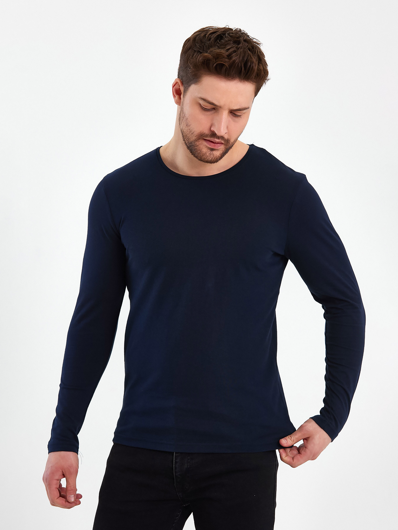 Лонгслив Trend Collection модель TC8115DarkBlueLNGSLV Фото