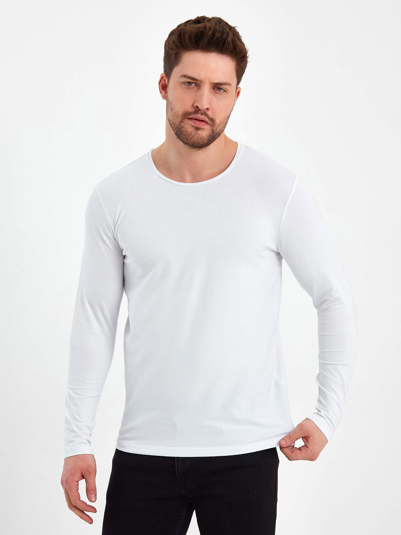 Лонгслив Trend Collection модель TC8113WhiteLNGSLV Фото