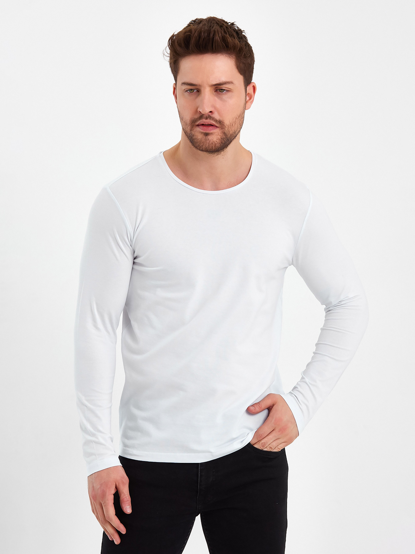 Лонгслів Trend Collection модель TC8113WhiteLNGSLV Фото