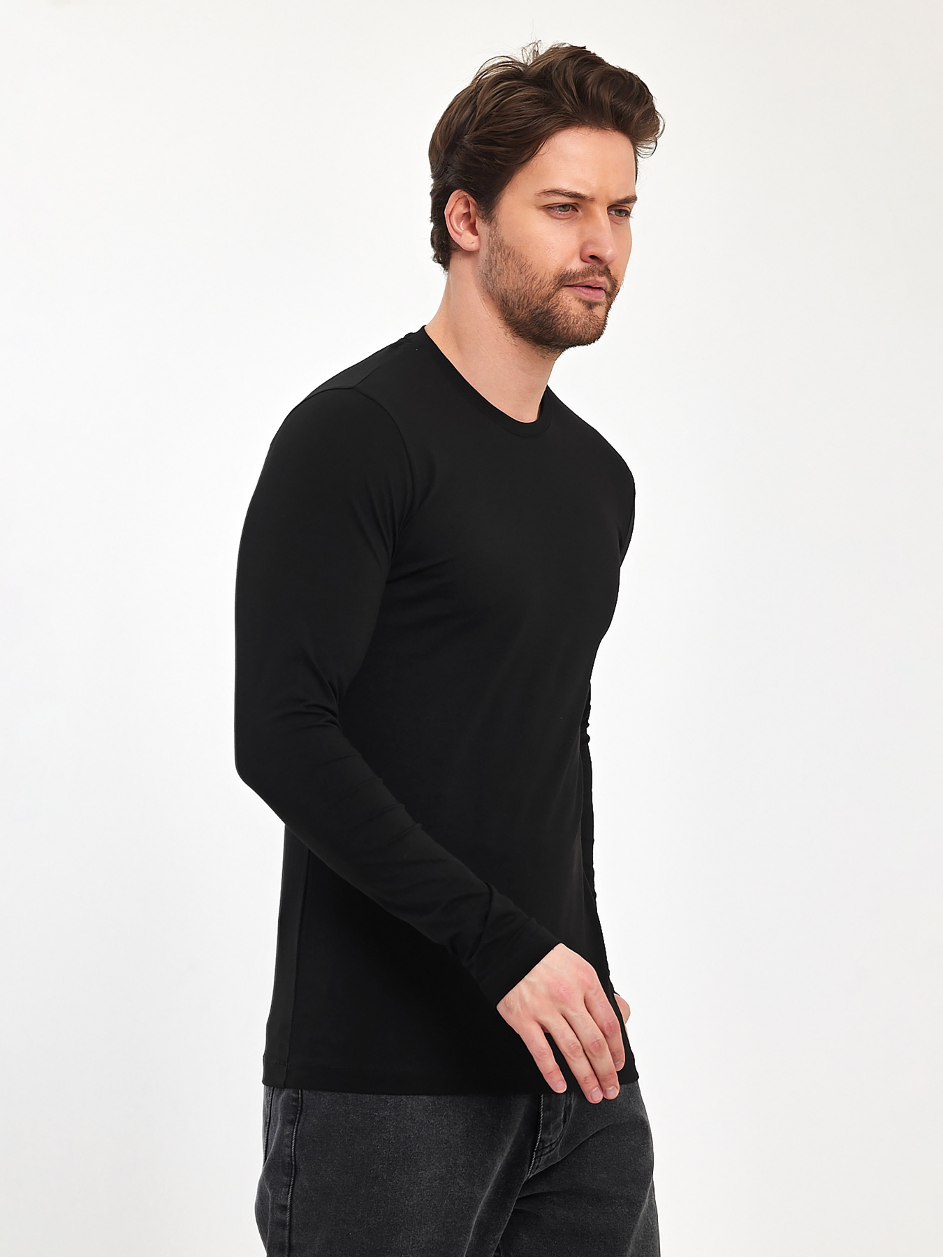 Лонгслив Trend Collection модель TC5411BlackLNGSLV Фото