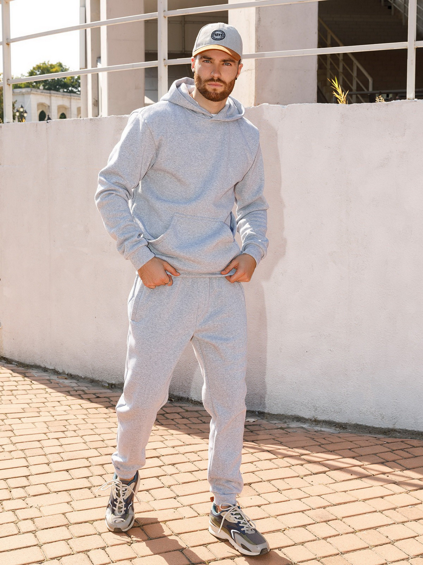 Спортивний костюм ISSA Plus модель GN-404_lightgray Фото