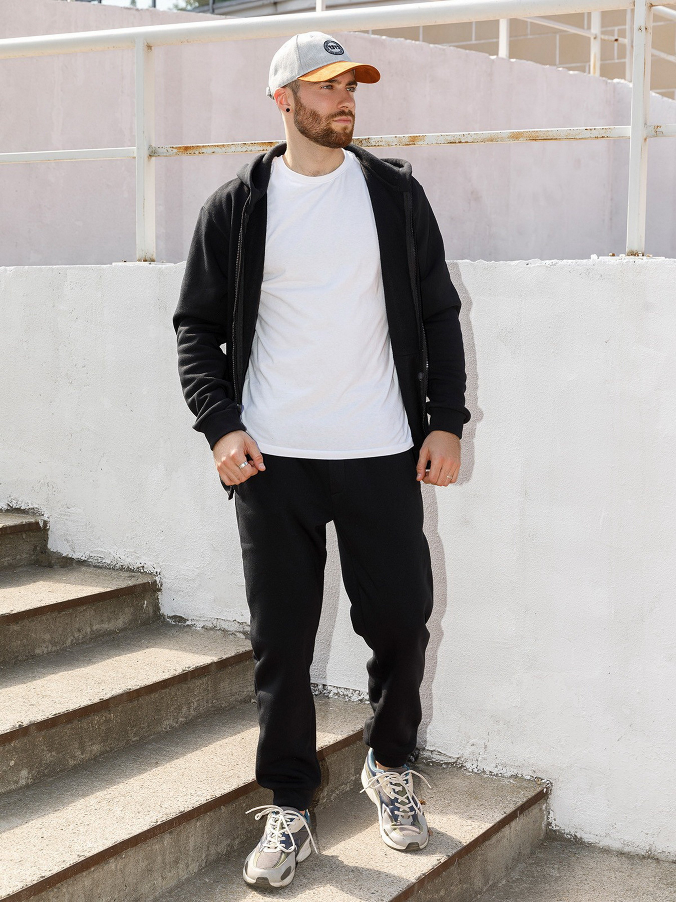 Спортивный костюм ISSA Plus модель GN-443_black Фото