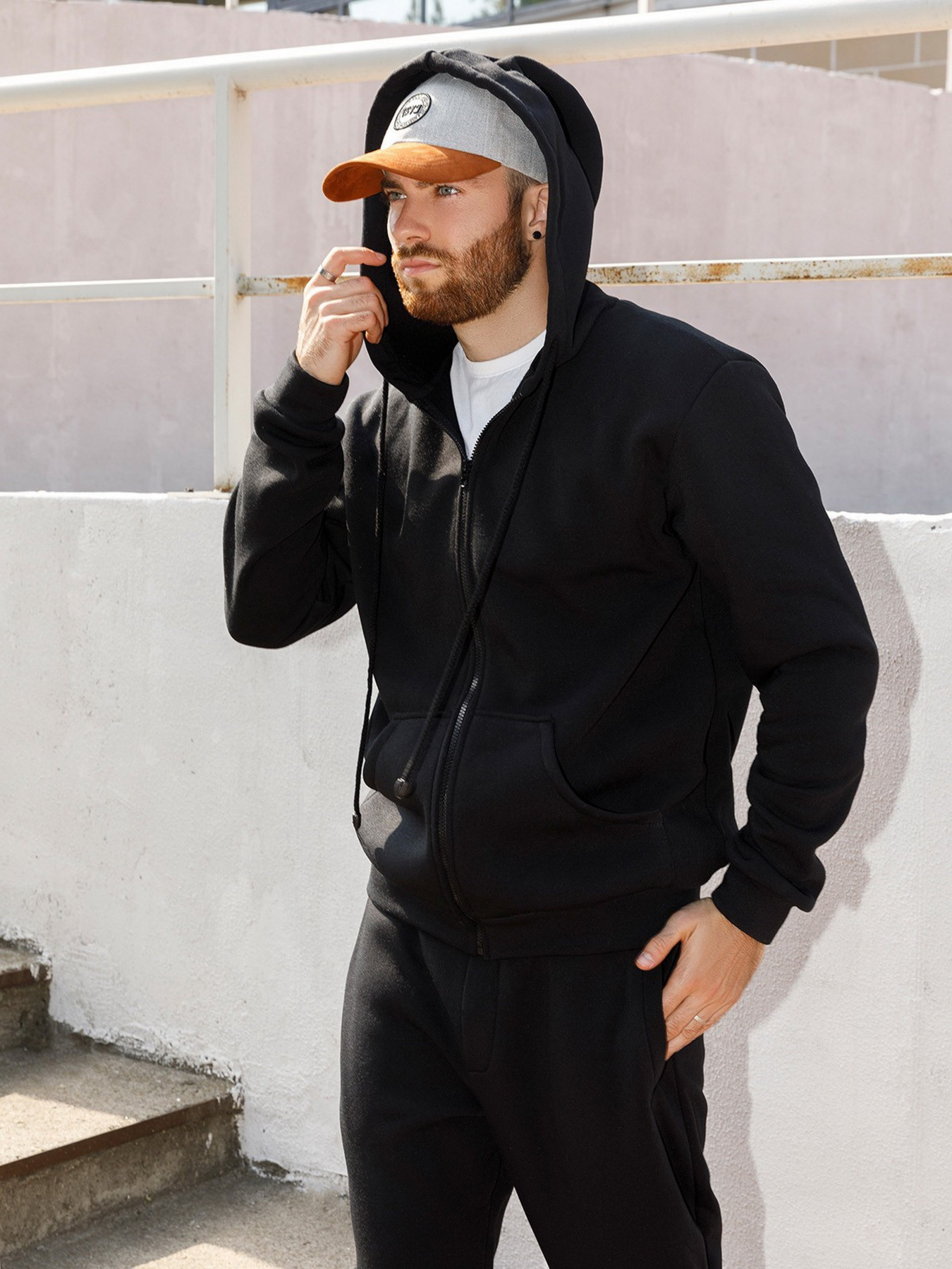 Спортивний костюм ISSA Plus модель GN-443_black Фото