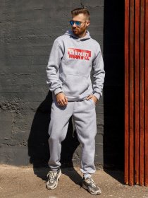 Спортивний костюм ISSA Plus модель GN-446_lightgray Фото