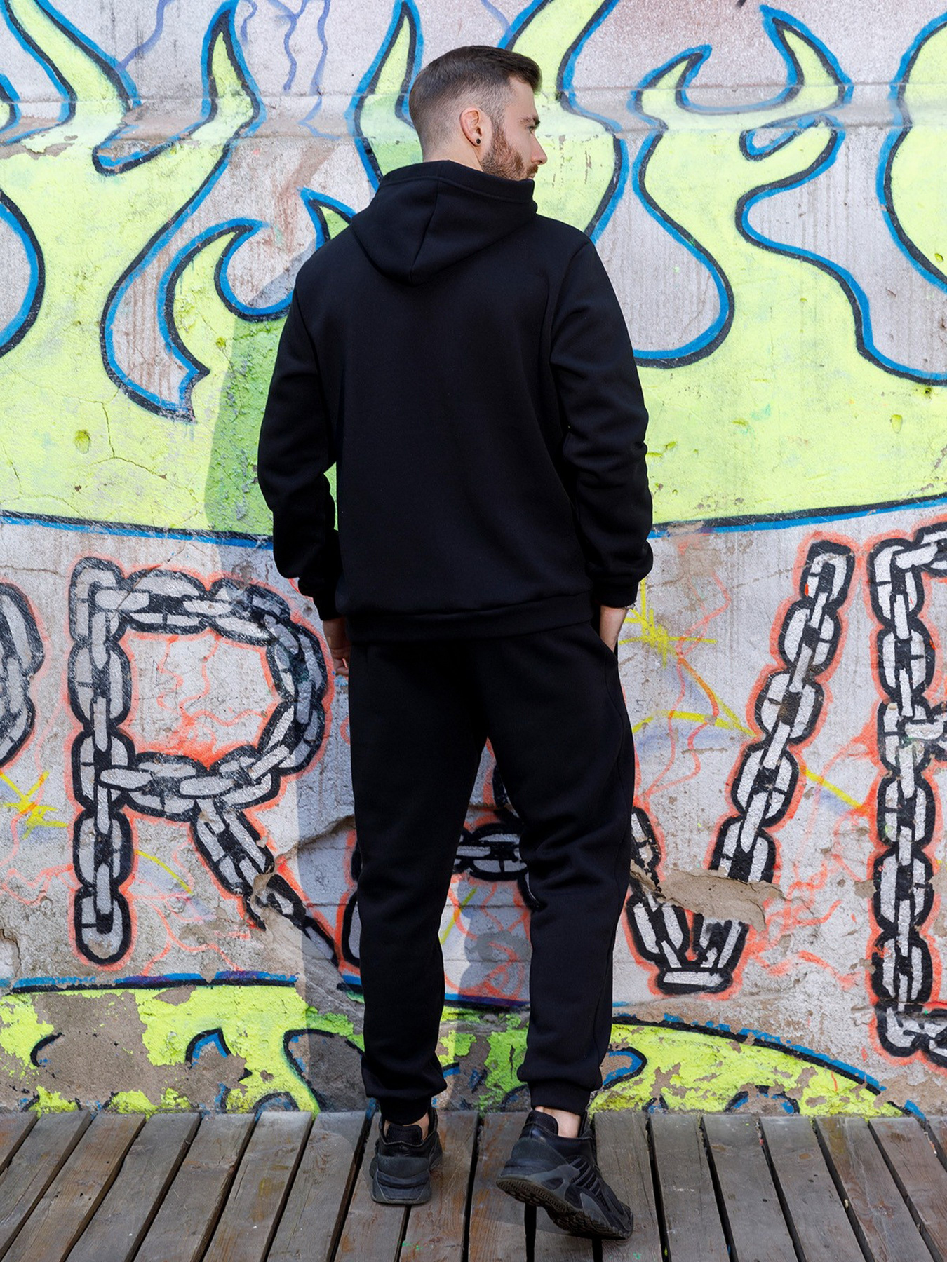 Спортивний костюм ISSA Plus модель GN-446_black Фото