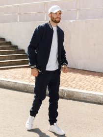 Спортивный костюм ISSA Plus модель GN-448_blue Фото