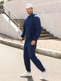 Спортивный костюм ISSA Plus модель GN-411_darkblue Фото