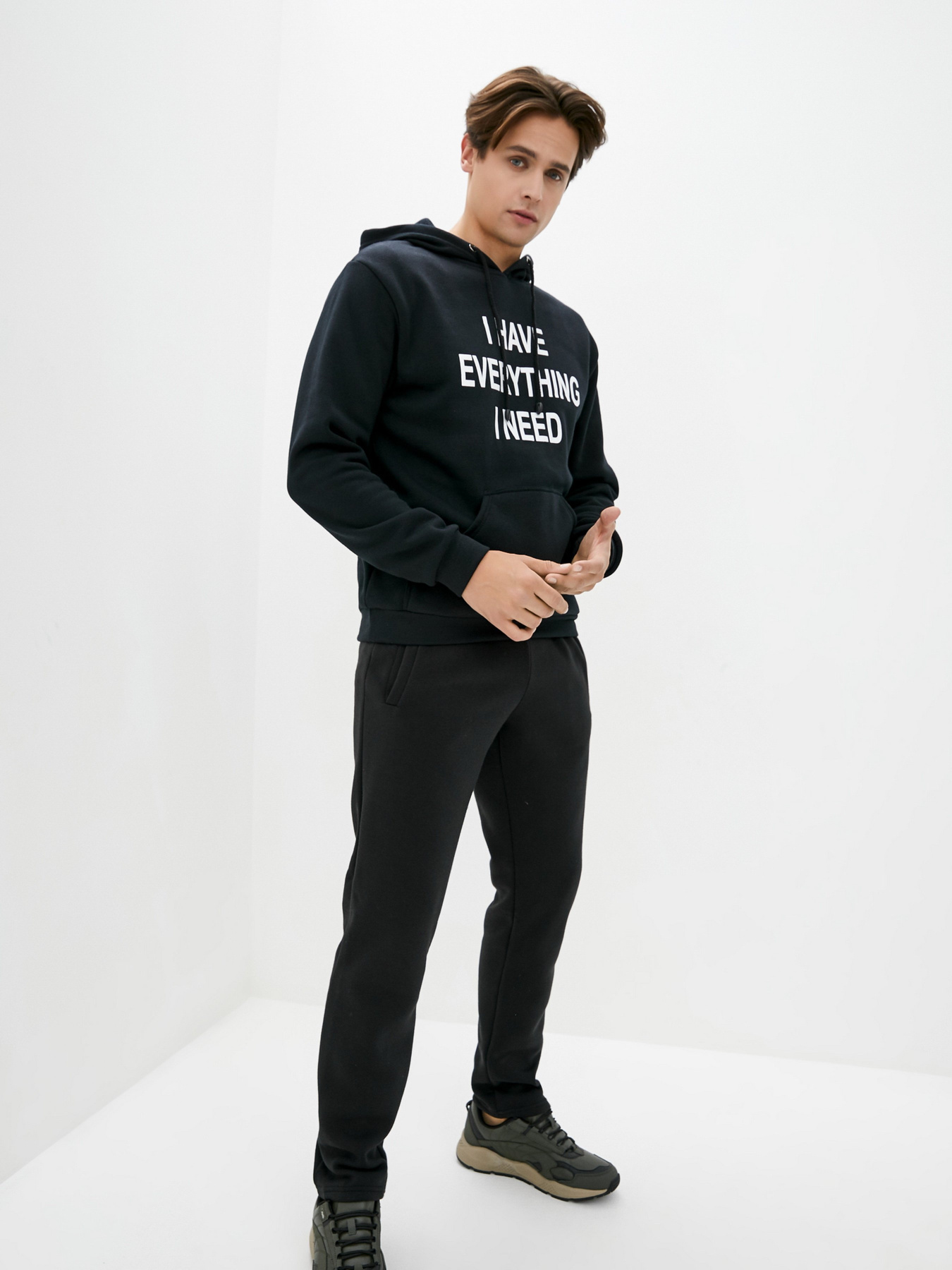 Худи ISSA Plus модель GN-445_black Фото