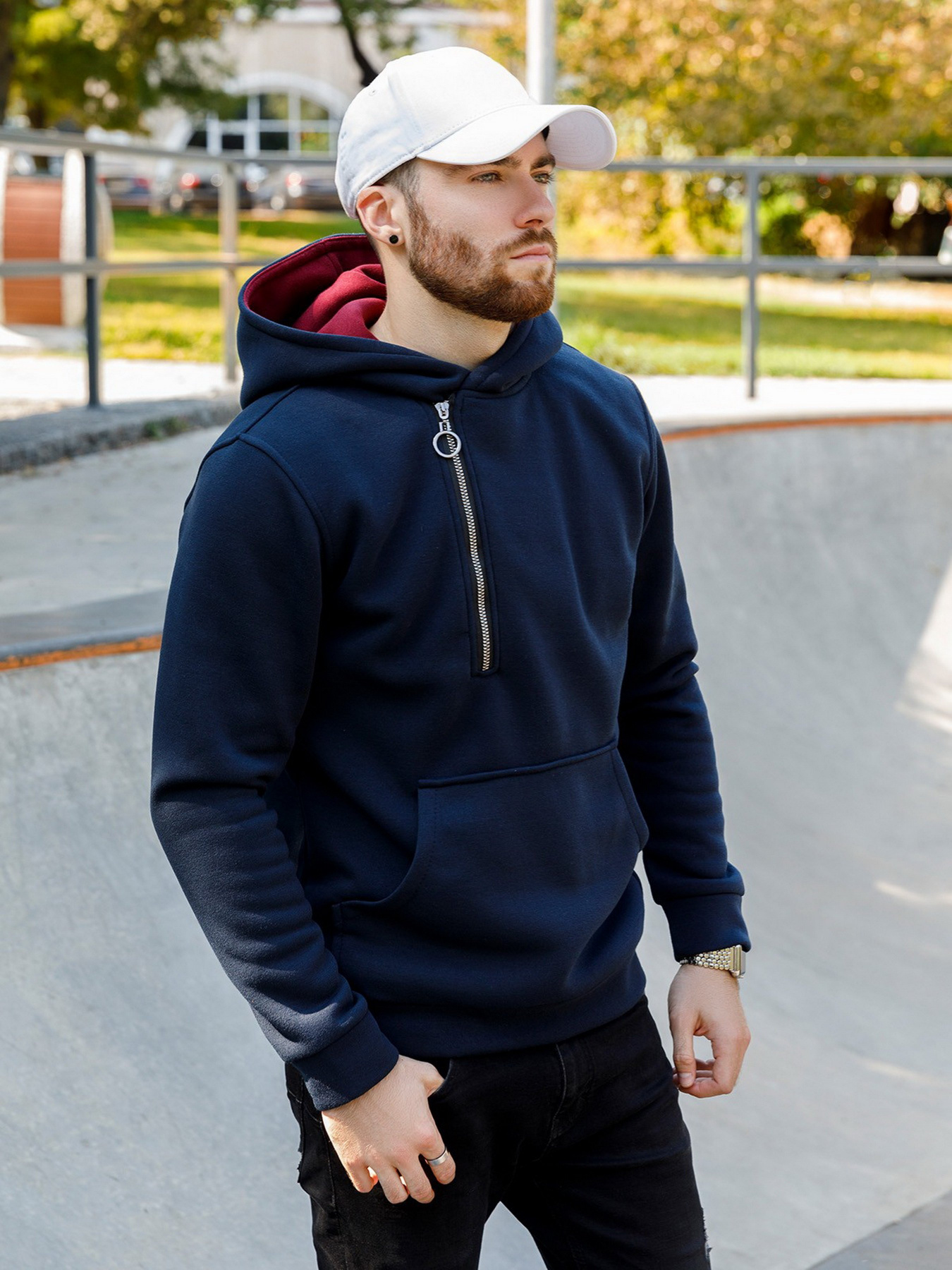 Кофта ISSA Plus модель GN-447_blue Фото