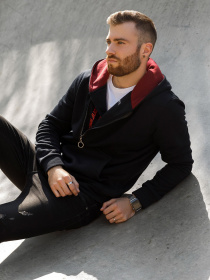 Кофта ISSA Plus модель GN-447_black Кофта ISSA Plus модель GN-447_black Фото