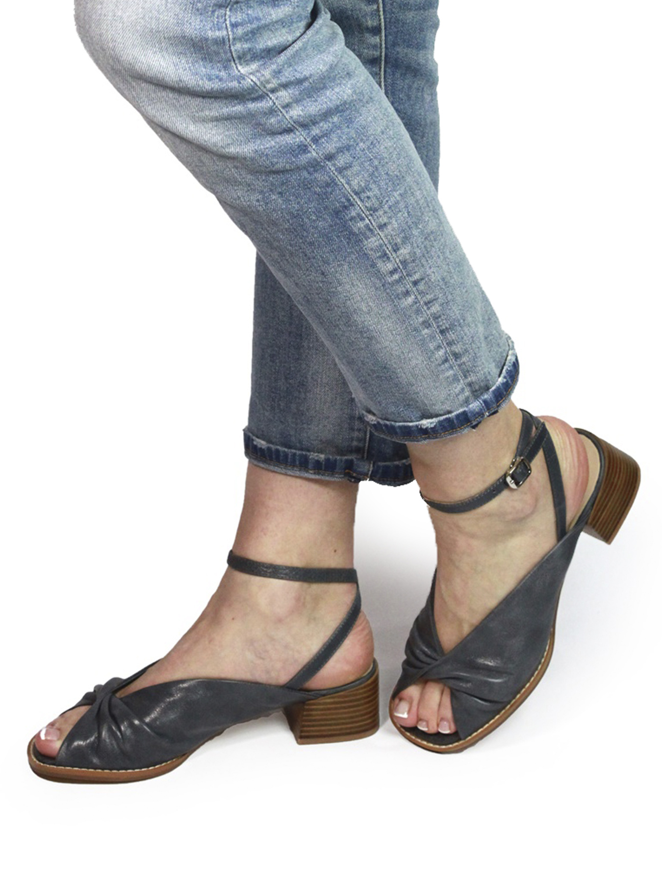 Босоніжки It-girl модель 1932-01-A170-grey Фото