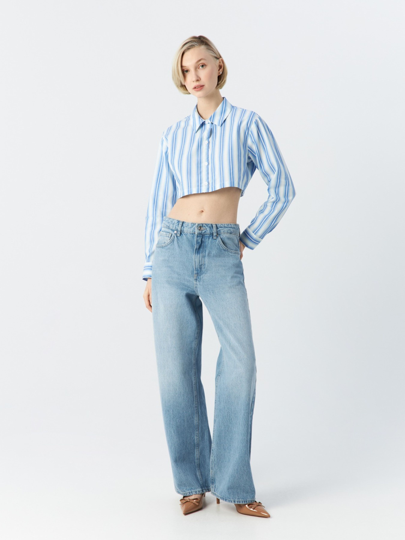 Сорочка повсякденна H&M модель 77148 Фото