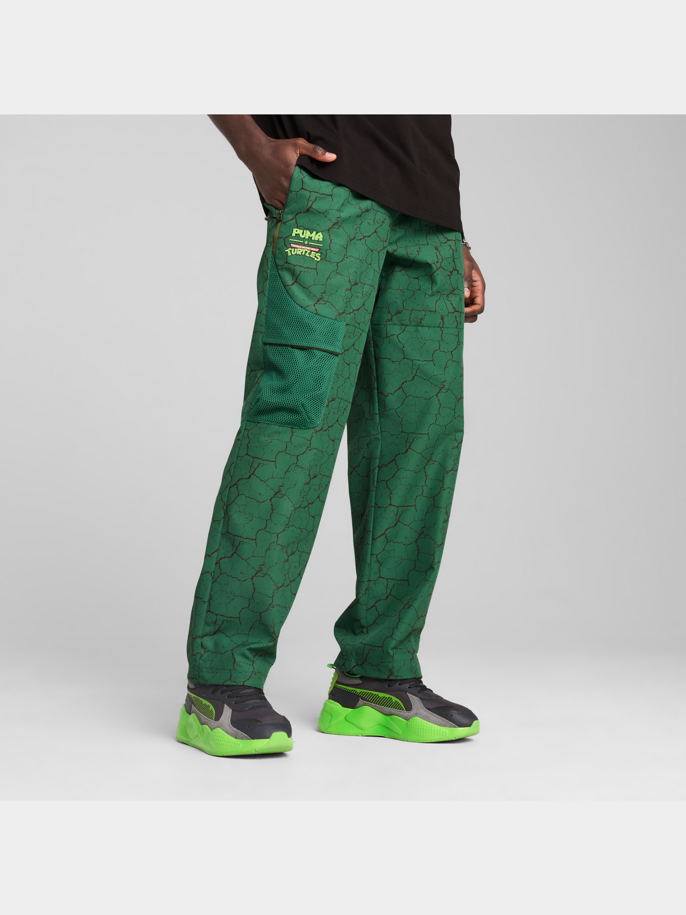 Штаны спортивные PUMA x Tmnt Tech Pants модель 630103 Фото