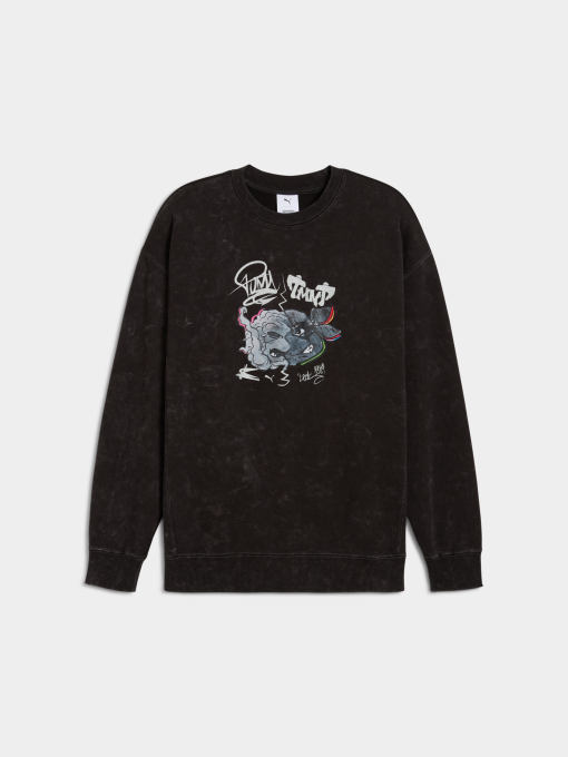 Свитшот PUMA x Tmnt Graphic Crew модель 630100 Фото