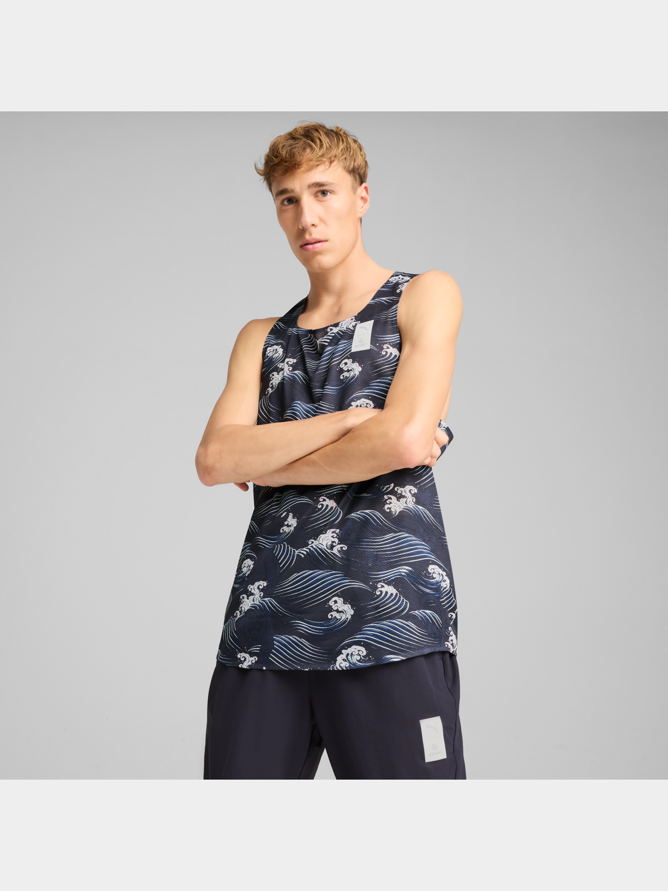 Майка спортивная PUMA M x Saysky Singlet Aop модель 526956 Фото