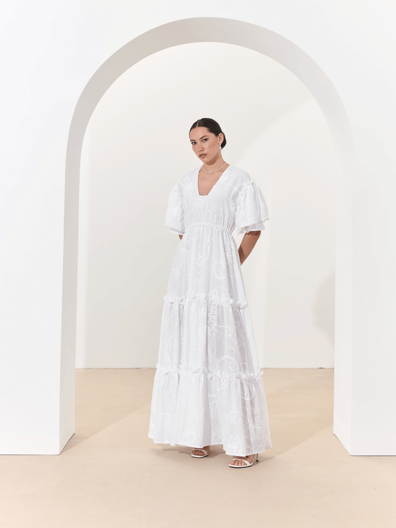 Платье макси A LOT модель 100566 Фото