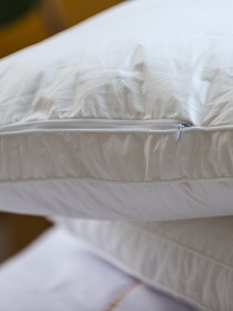 Подушка Ecofill Premium антиалергенная с двойным бортом и наполнителем биопух в чехле для хранения Ecotton модель 25070 Фото