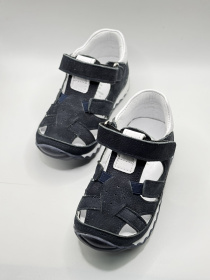 Сандалии Perlina модель 23siniynubuk Фото