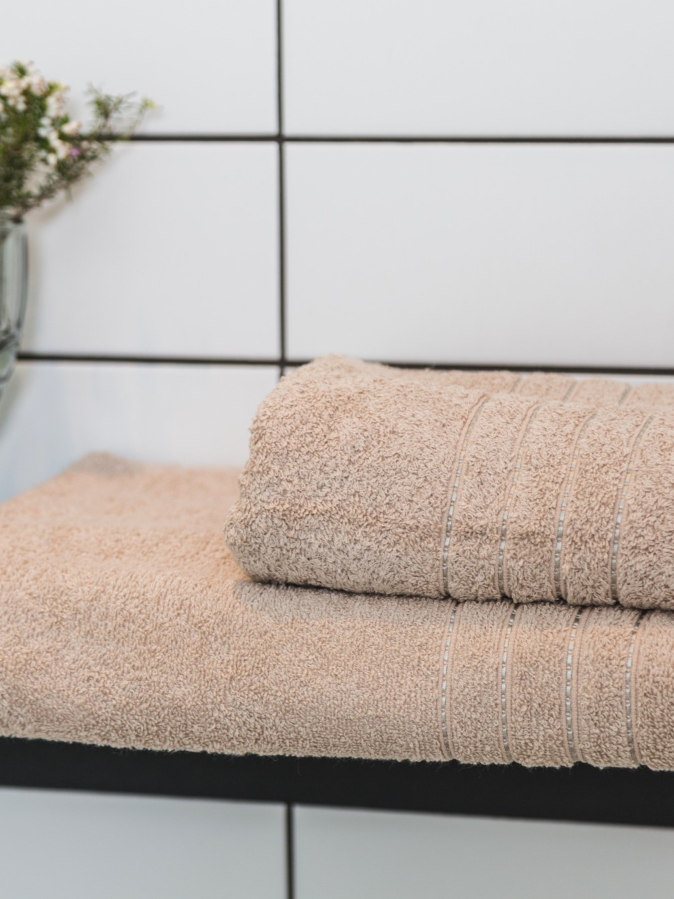 Рушник махровий з бортом високої щільності Beige Ecotton модель 24405 Рушник махровий з бортом високої щільності Beige Ecotton модель 24405 Фото