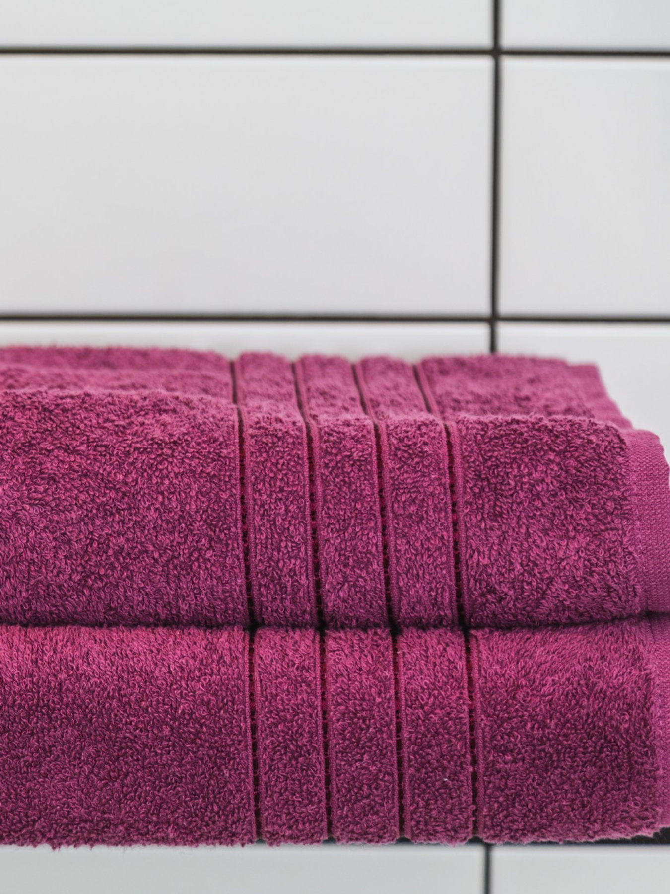 Рушник махровий з бортом високої щільності Raspberry Ecotton модель 24406 Фото